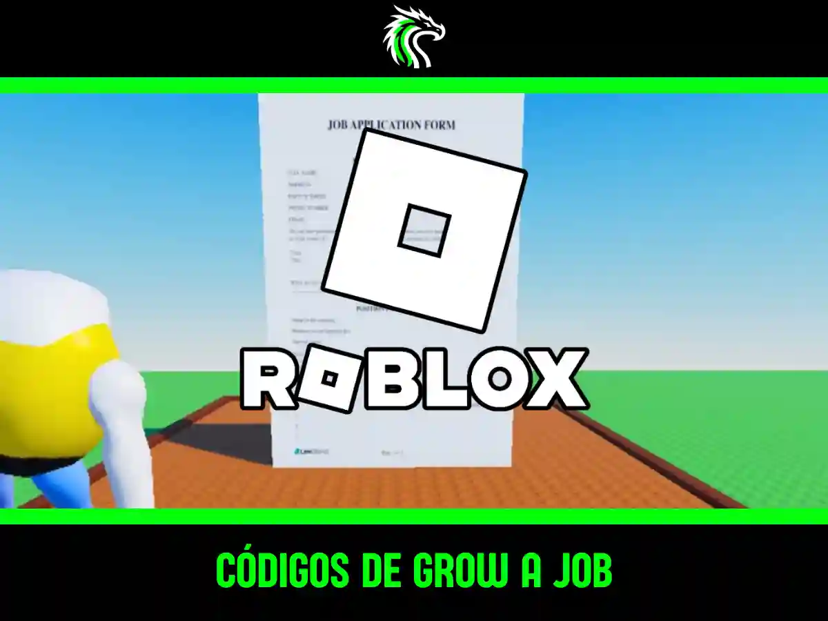 Lista de códigos de Grow a Job activos en Roblox este mes.