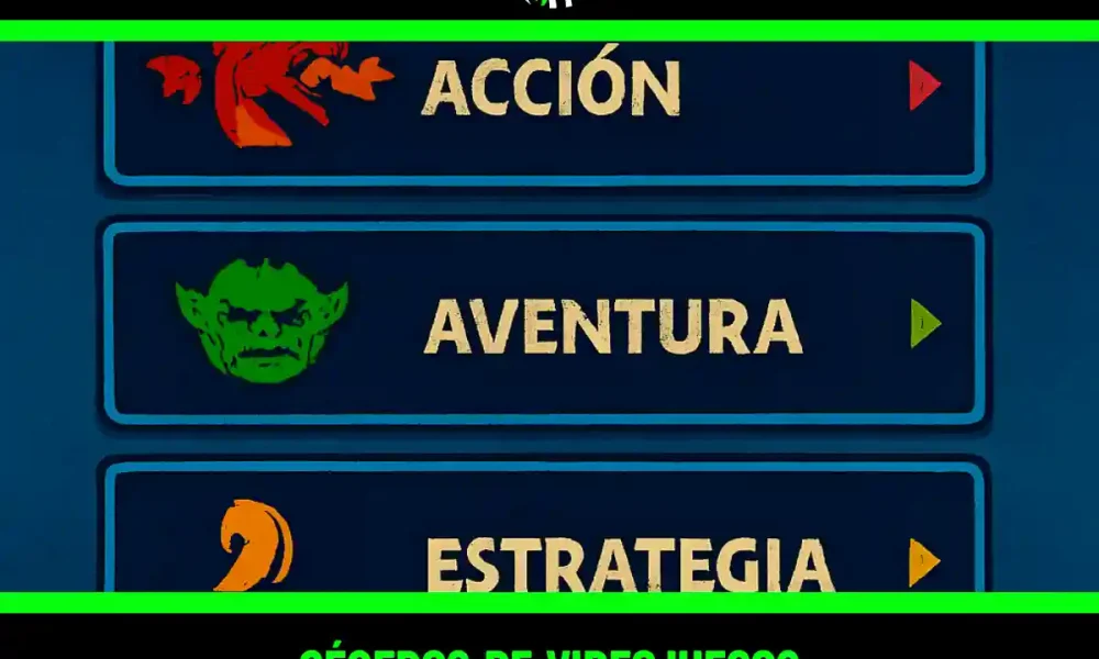 Géneros de videojuegos – guía completa con ejemplos y definiciones