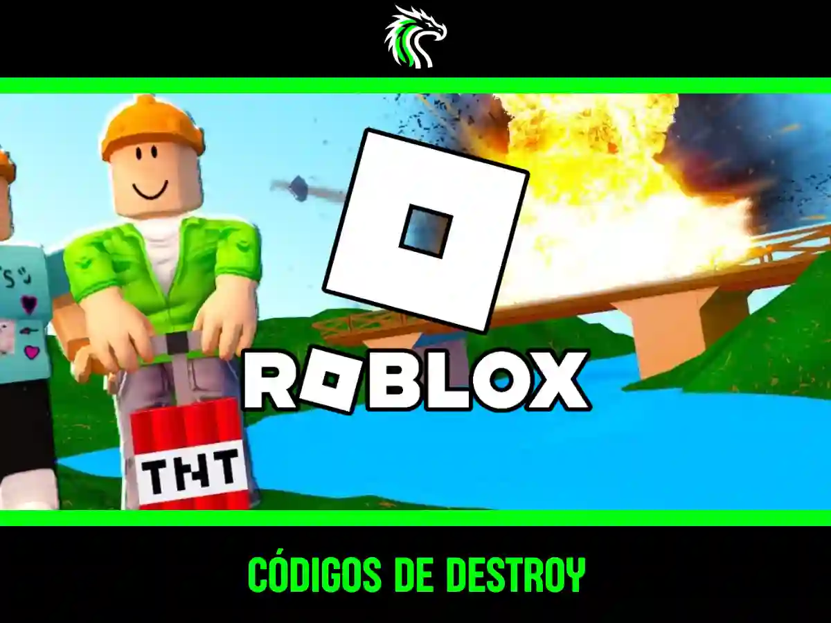 Dos personajes de Roblox activando una bomba TNT y una explosión