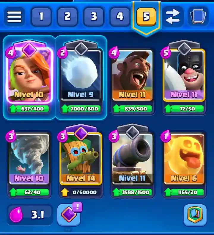 Montapuercos en Clash Royale