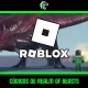 Personaje de Roblox y un dragón mirándose