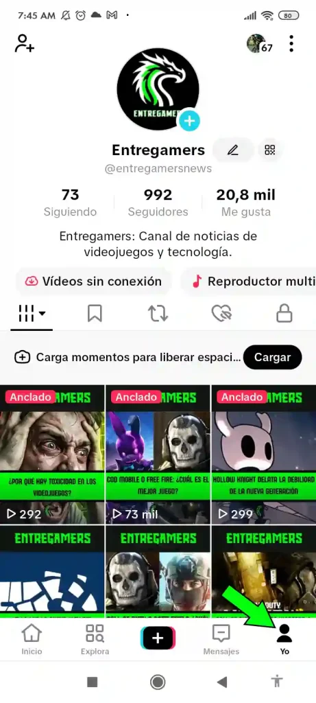 Descubre dónde están los ajustes en TikTok