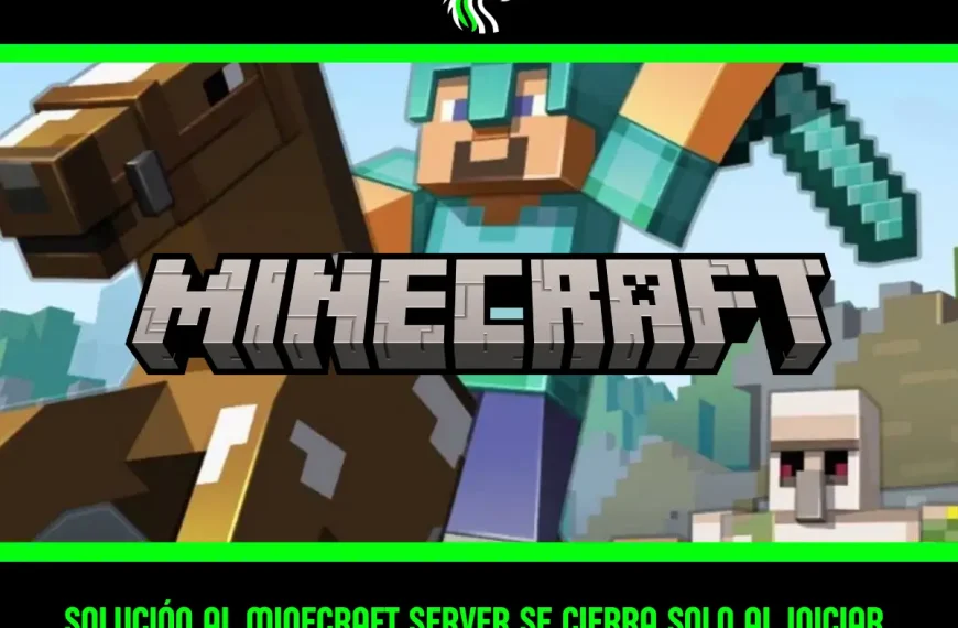 Guía: Minecraft server se cierra solo al iniciar