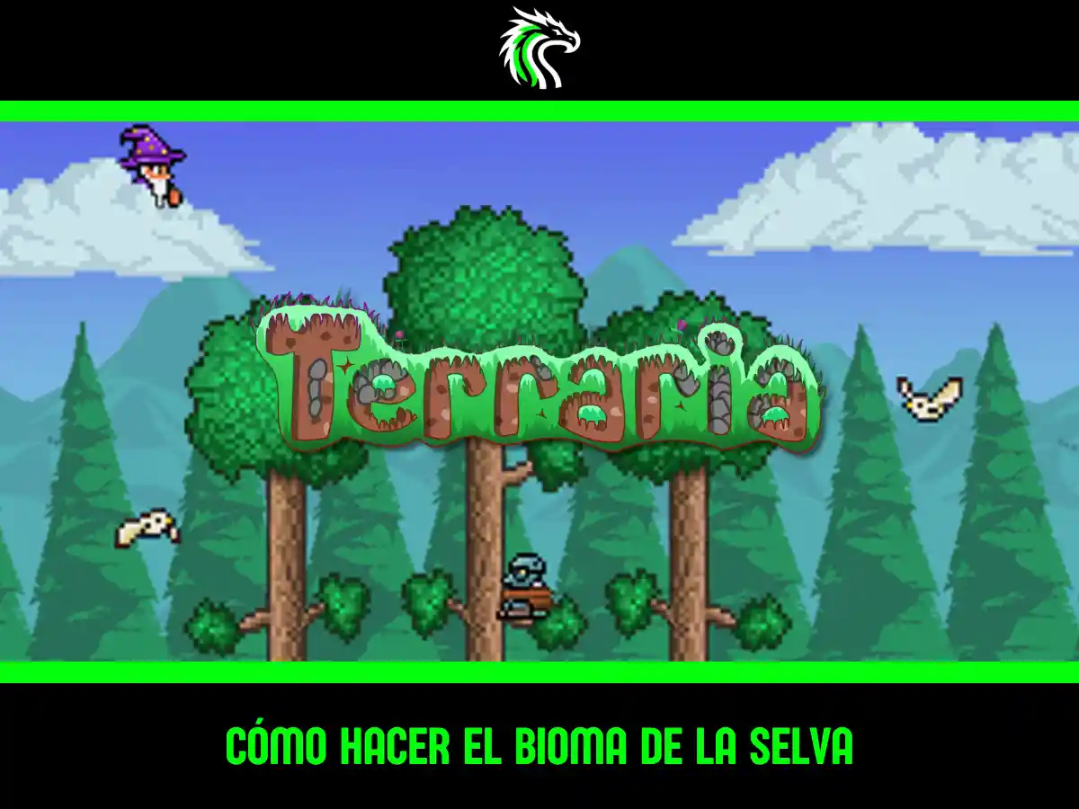 Guía: cómo crear un bioma de selva artificial bajo tierra en Terraria